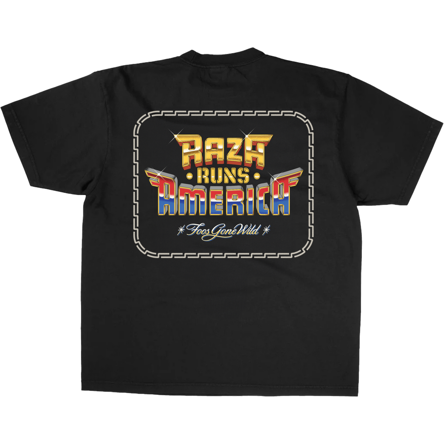 RAZA RUNS AMERICA T-SHIRT