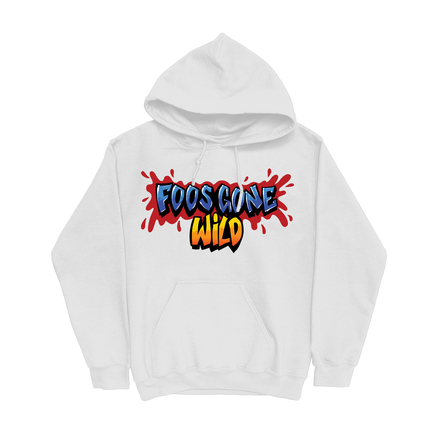 White Logo Hoodie
