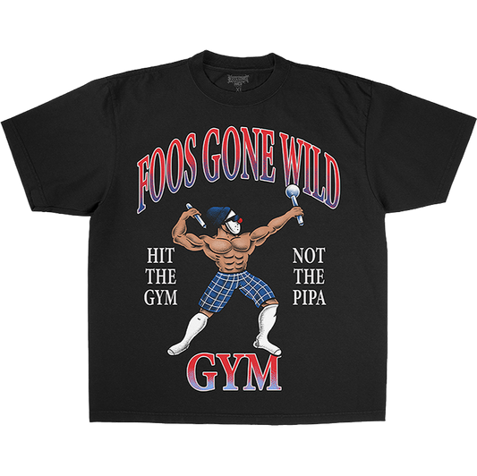 Hit The Gym Black T-Shirt