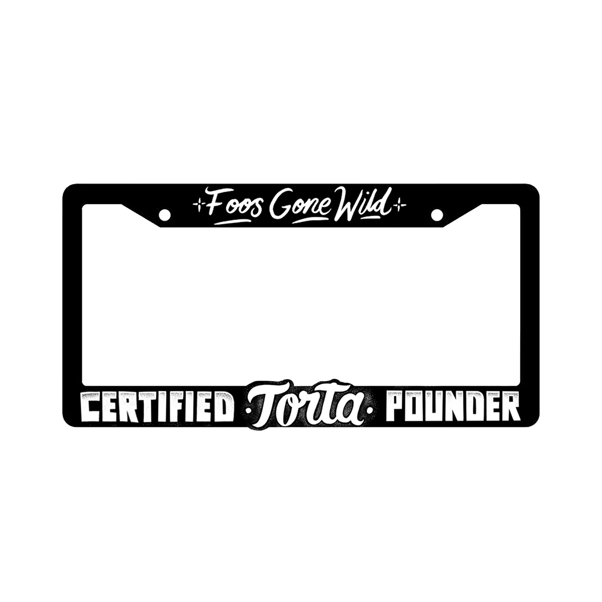 Torta Pounder License Plate Holder