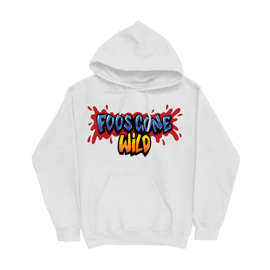 White Logo Hoodie
