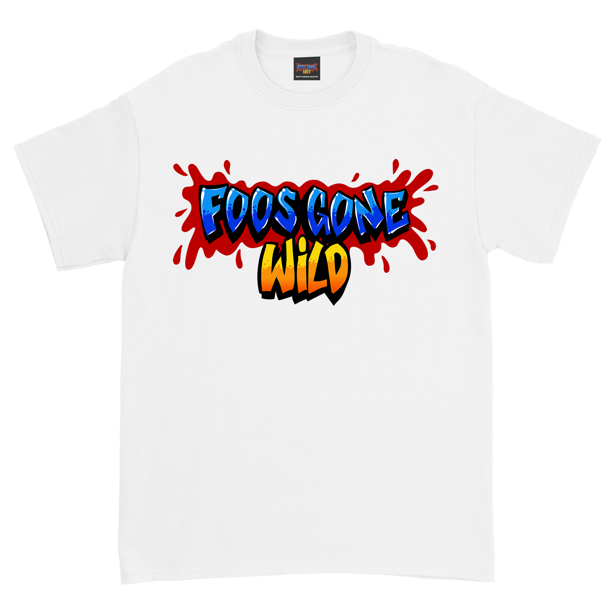 Foos Gone Wild Tee - White – FOOS GONE WILD